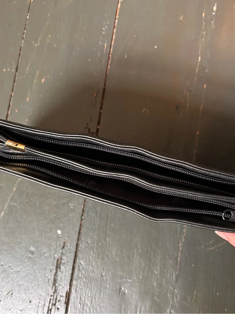Vintage Black‎ 1980’s Etienne Aigner Leather Purse - No Strap